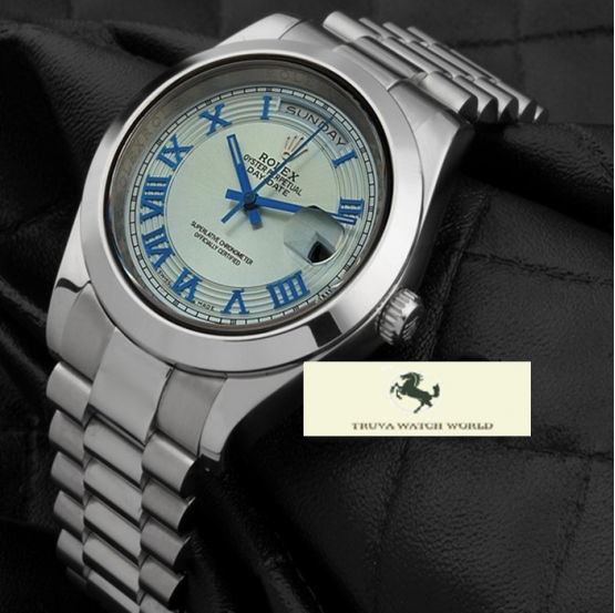 HK1371 ROLEX DAY DATE MAVİ KADRAN JUBİLE KORDON